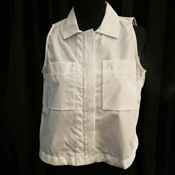 Epoque Evolution Sleeveless Top / Collared / Hidden Zipper / Size Small - Picture 3 of 6